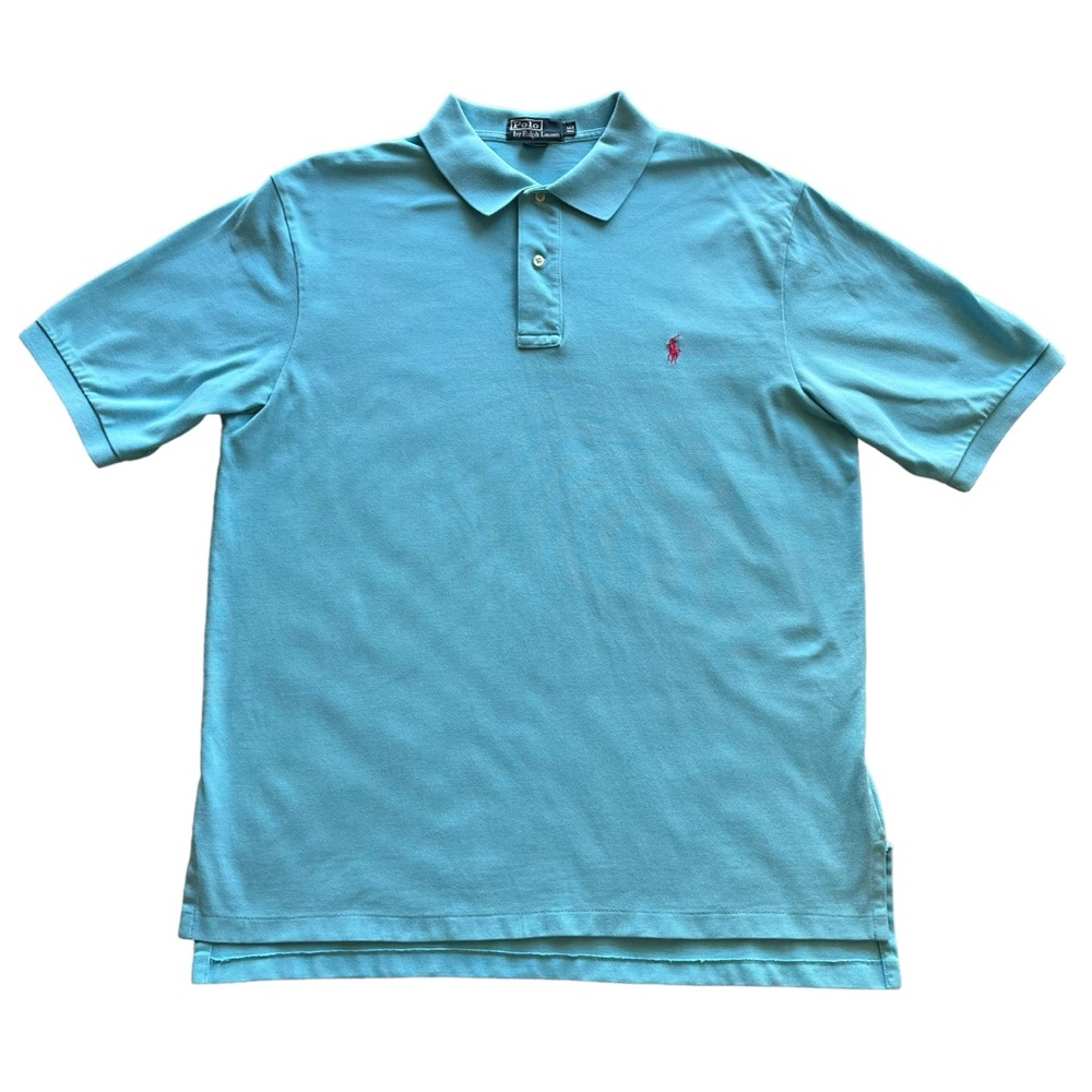 ❣️SALE❣️POLO Ralph Lauren Men’s Golf Shirt Top XLT Tall Cotton Blue